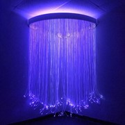 Fiber Optic Corner Shower
